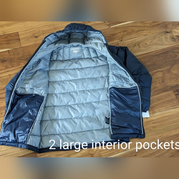 Hawke & Co Chevron Heat Insulated, Wind Water Resistant Hooded Jacket Large Nwt❤ - Picture 10 of 17